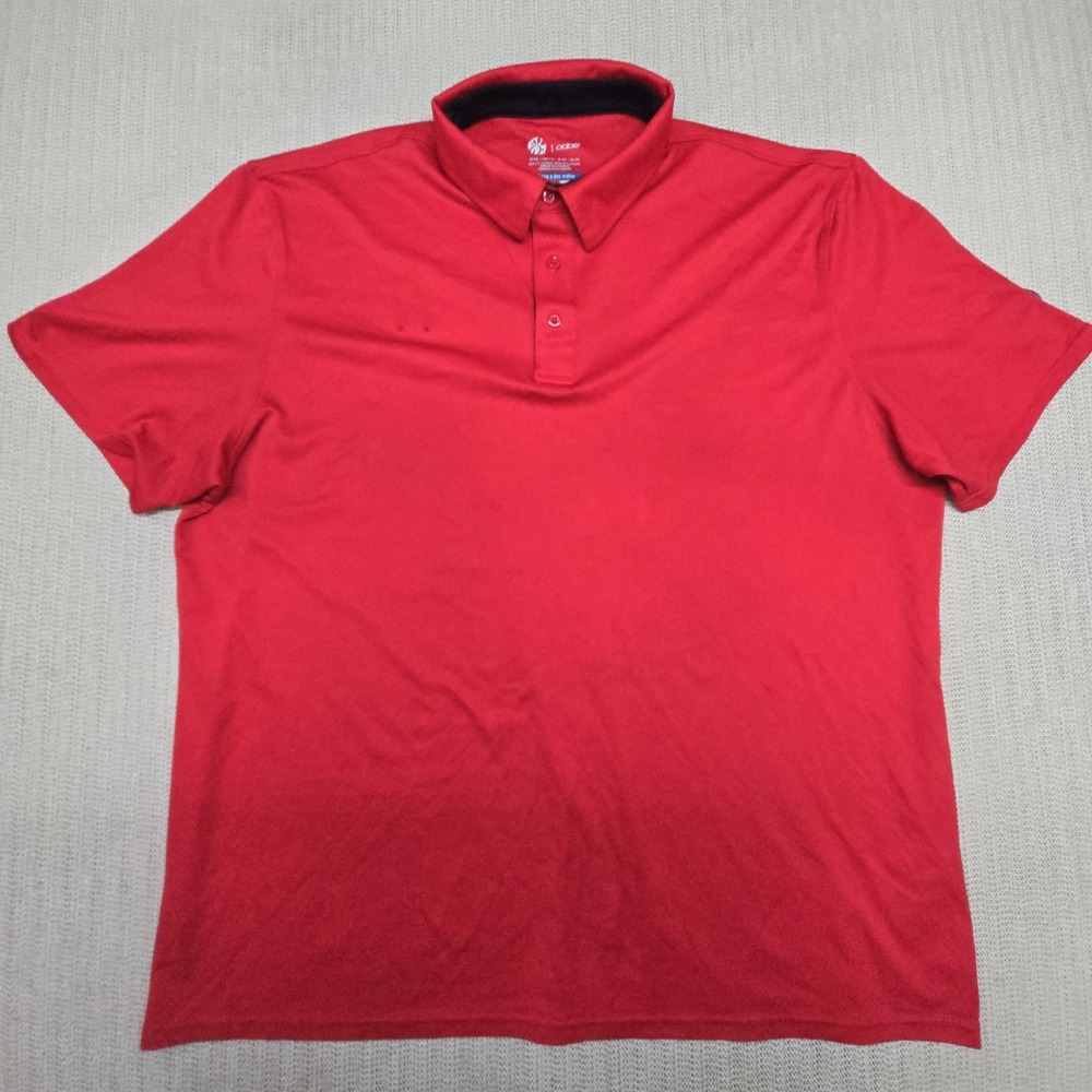 Chick-Fil-A Shirt Men 2XL Red Polo Crew Employee Uniform Restaurant Short Sleeve